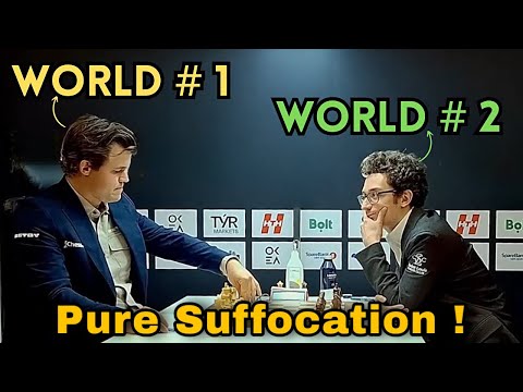 Magnus Carlsen vs Fabiano Caruana | Total Domination! 🔥