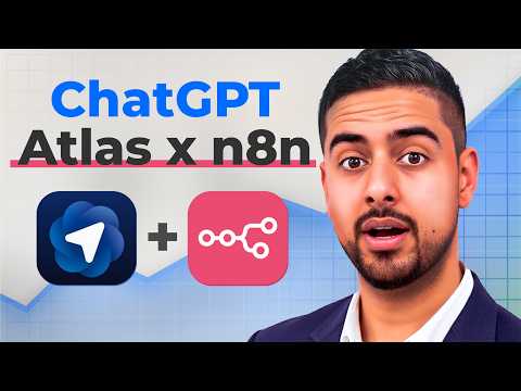 ChatGPT's Atlas Browser + n8n Text-to-Workflow is ELITE