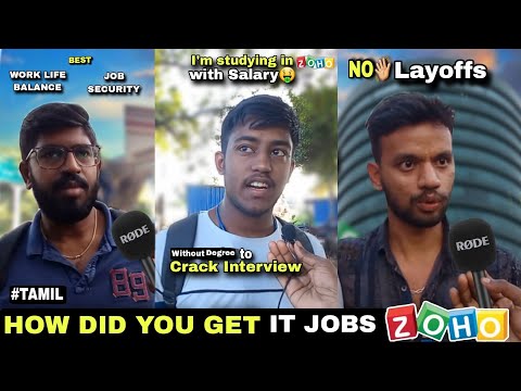 How did you get a job at Zoho? Zoho Interview Process and Their Salaries  | Tamil | suman mpm