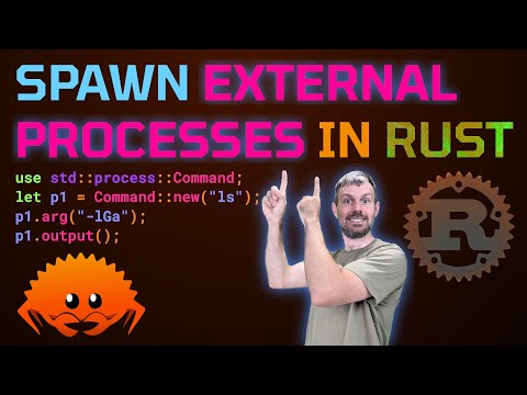 Spawn External Processes with Rust Standard Library 🦀 Rust Programming Tutorial for Developers