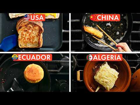 10 Chefs From 10 Countries Make Grilled Cheese | Epicurious