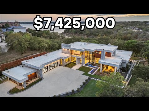 Touring a $7.4M Waterfront Architectural Masterpiece in Texas | Luxury Living w/ Younes Mufleh