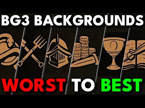 Every Baldur's Gate 3 Background RANKED Worst to Best