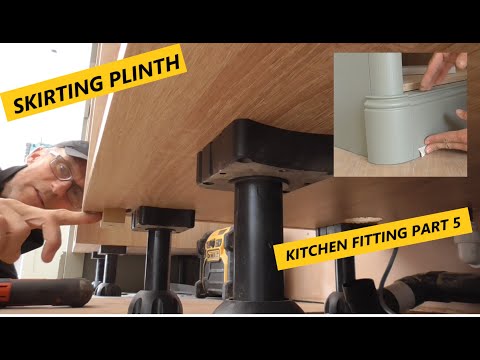 Fitting kitchen 'skirting plinths'***VERY TIME CONSUMING***