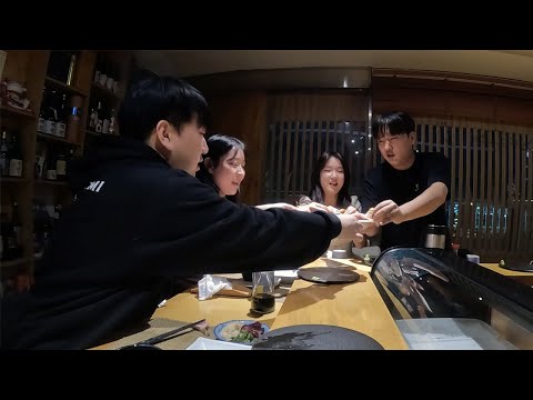 오랜만에 뭉친 네 원년 멤버의 오마카세 먹방