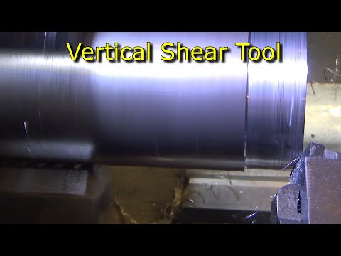 Carbide Indexable Vertical Shear Tool for Hard to Finish Materials