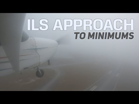 ILS Approach To Minimums On FIRST IFR Lesson | C172