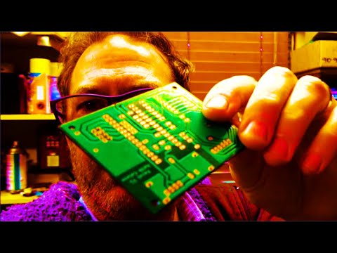 Laser cut & engraved PCB made on a Laser cutter.