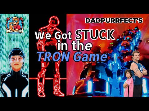 We Got PULLED Into the TRON Grid… Dad vs Son Lightcycle Run 🎮⚡