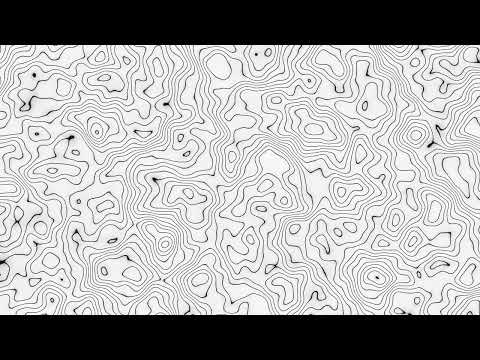 1 Hour of White Abstract Height Map Pattern Loop Animation | QuietQuests