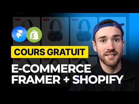 Créer un e-commerce pro sur Framer avec Shopify | Tutoriel débutant en français