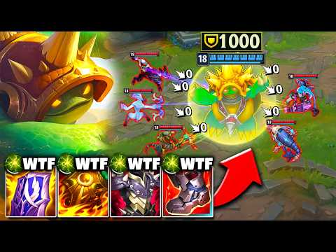 The enemies pick all AD champs, so I stacked 1000 Armor on Rammus (99.9% DMG REDUCTION)