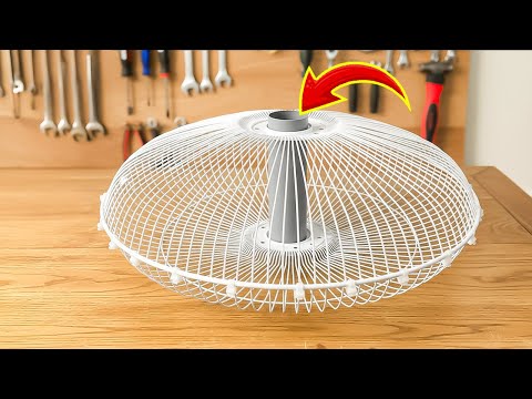 Don’t throw away your old fan cage! I turned it into something amazing!