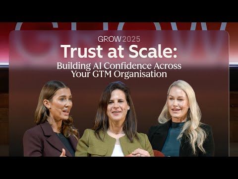 Trust at Scale: Building AI Confidence Across Your GTM Organisation | GROW EUROPE '25 | HubSpot Live