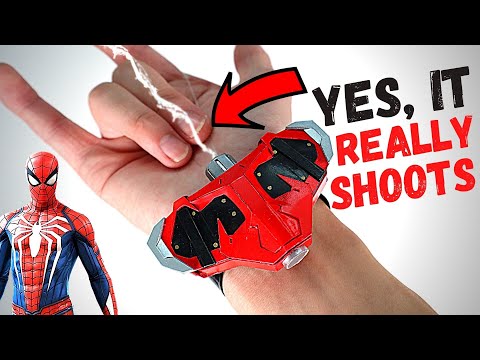 REAL Spider-Man PS4 Web Shooter That SHOOTS!