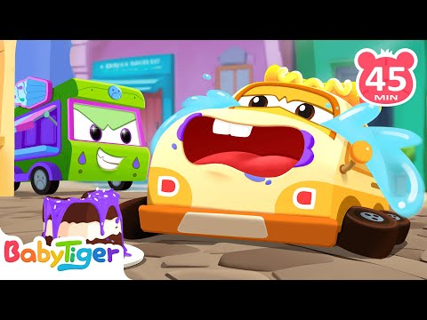 傷心的美食車 + 毛毛怪來搗亂 | 車車兒歌合輯 | 交通工具 | 卡通 Cartoon | 超級汽車兒歌童謠 | 兒童音樂劇 | 貝樂虎