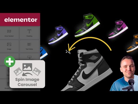 Spin Carousel on Scroll - GSAP Elementor