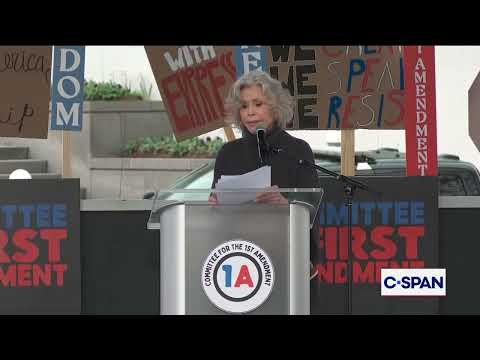 Jane Fonda Protests Against President Trump's Takeover of Kennedy Center