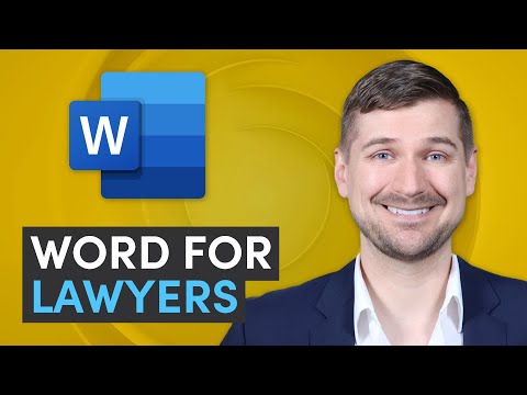 📄 Microsoft Word for Lawyers (Step-by-Step Walkthrough)