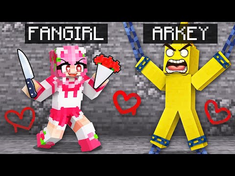 Arkey Has A CRAZY FAN GIRL in Minecraft