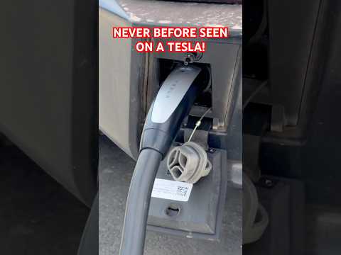 FIRST LOOK at Tesla Cybercab Charging Port! What do you think? #teslacybercab #tesla