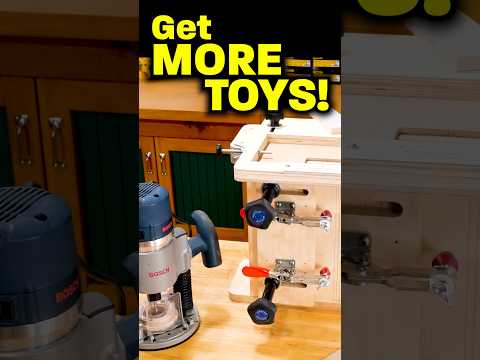 Get More Toys for Your Shop! This Shop-Built Mortising Jig is a MUST-HAVE! #shorts