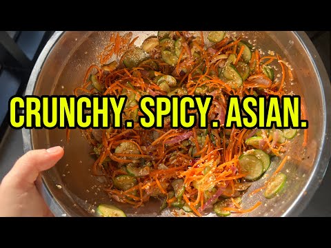 I Can’t Stop Making This Spicy Asian Crunch Salad 🥗