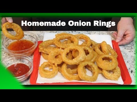 Crispy Homemade BEER BATTER Onion Rings! (Watch out for Sheila)