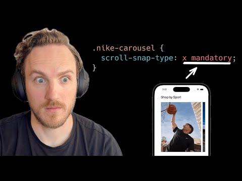 Create buttery smooth carousels like Nike and Apple with pure CSS