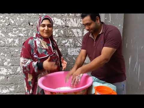 أفضل طريقة عمل عيش الأفران # البلدي في البيت من ضمن سلسلة جربيها في بيتك🏕