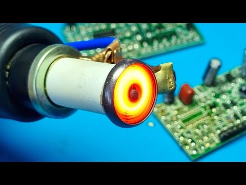 How to make a hot air soldering iron from 12V car cigarette lighter