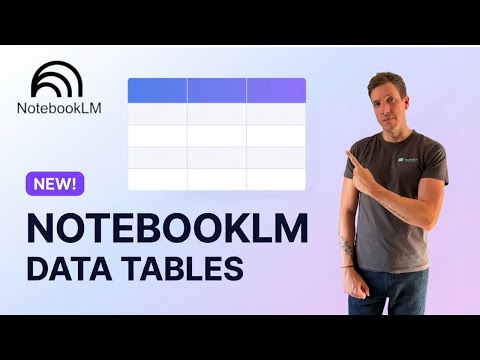 Google NotebookLM Data Tables for Teachers | Planning, Assessment & SEND Support