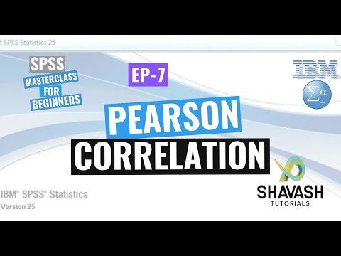 SPSS - MasterClass for Beginners: Ep. 7 - How to perform Correlation in SPSS - ShaVash Tutorials