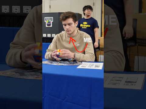 Entering a cubing competition with no experience #speedcubing #challenge #noob