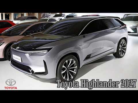 Toyota's Electric Masterpiece! ✨ 2027 Highlander EV: 500KM Range & 3-Row Luxury