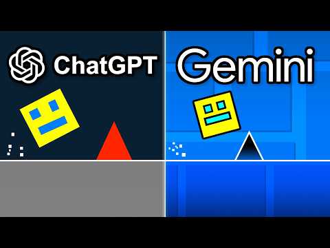 ChatGPT vs Gemini Create Geometry Dash in 1 Hour