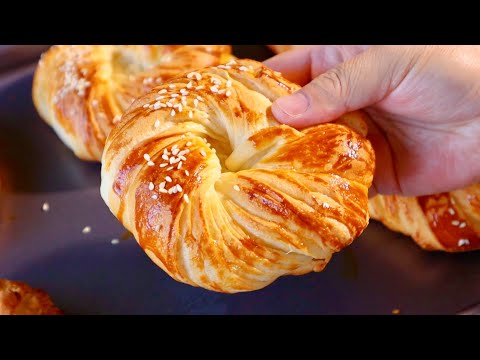 我吃過最美味的麵包！這樣做太快速簡單了【阿栗食譜234】