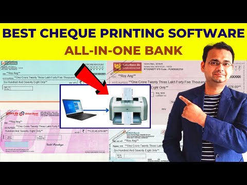 ✅ Best Cheque Printing Software - MoneyFlex (All in One) Cheque Printing Software for All Banks
