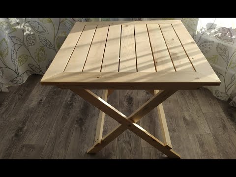 Folding Table DIY! Раскладной стол своими руками!