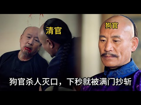 【報應不爽】狗官貪污殺人滅跡，殊不知清官留有後手，帳本一出就讓他人頭落地！ #历史 #中国电视剧 #丁宝桢