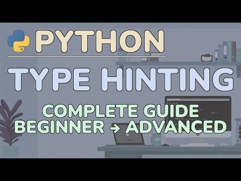 Python Tutorial: Type Hints - From Basic Annotations to Advanced Generics