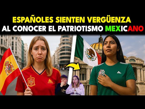 ESPAÑOLES SIENTEN VERGUENZA AL CONOCER EL PATRIOTISMO DE MEXICO Y COMPARARLO CON ESPAÑA 🇲🇽