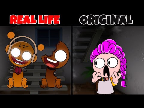 Rumi Got STUCK in Oren’s and Brud’s Monster House?! 😨 | Original vs Plush Toys