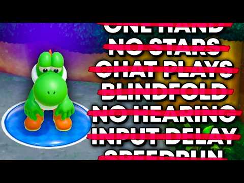 I played Mario Party, but the rules changed every turn. I barely survived.