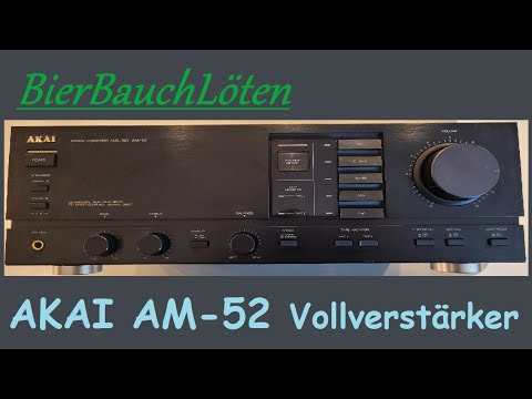AKAI AM-52 Verstärker Reparatur 1 Kanal defekt