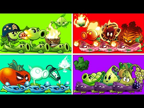 TOURNAMENT 8 Team Plants & Vine Battlez - Who Will Win? - PvZ 2 Team Plant vs Team Plant