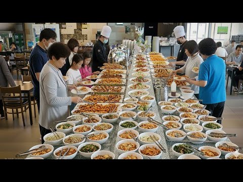 특급호텔 쉐프 손맛에 가성비 터진 한식뷔페?! 대기줄 폭발 사람 미어터짐 Korean street food