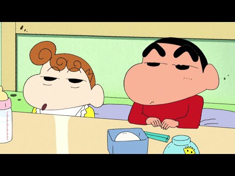 クレヨンしんちゃん｜朝からこの顔…大丈夫？ｗ