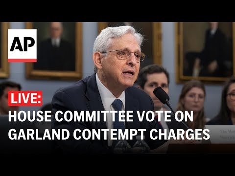 LIVE: House committee hearing on AG Merrick Garland contempt charges