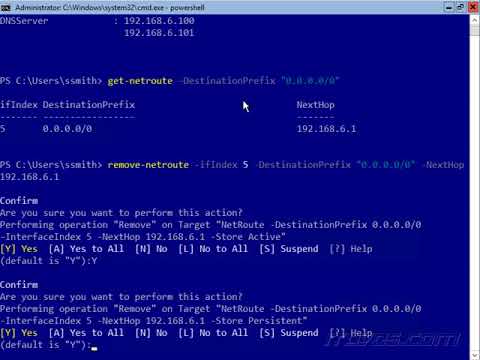 How to Change the Default Gateway on Windows Server Core